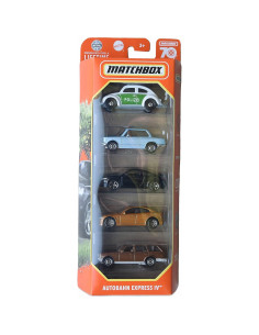 Matchbox Autobahn Express IV 5 Pack Vehículos 1:64 2