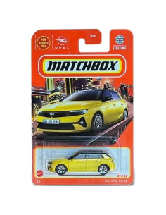 Coche Diecast Matchbox 2022 Opel Astra Amarillo 1:64