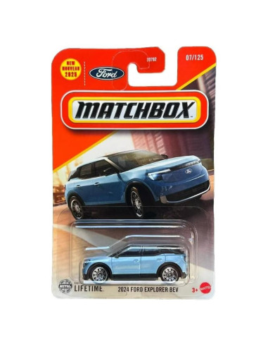 Coche de Fundición Matchbox Ford Explorer BEV 2024 Azul 1:64