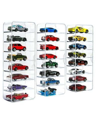 Estuche de Exhibición KISLANE para 24 Coches de Juguete Acrílico