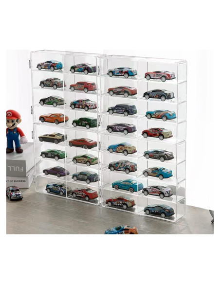 Estuche de Exhibición de Coches Matchbox 1/64 - Paquete de 4