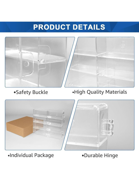 Estuche de Exhibición de Coches Matchbox 1/64 - Paquete de 4