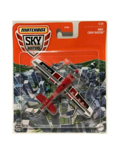 Avión Die Cast Matchbox Crop Duster Rojo 1:31 Escala