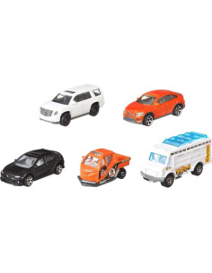 Matchbox 5 Pack City Series Aventura Urbana II - 5 Vehículos 2