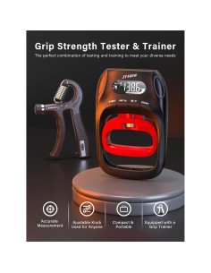Entrenador de Fuerza de Agarre JTHEW - Dinamómetro Electrónico 180kg 2