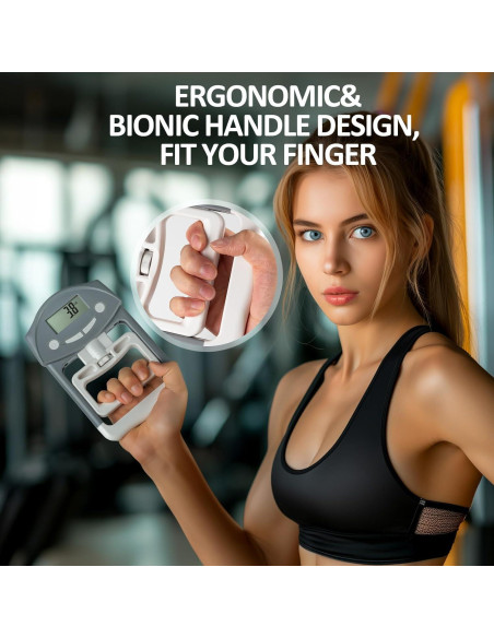 Dinamómetro de Agarre KYTO 220 Lbs Ajustable con Pantalla LCD