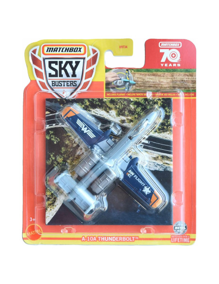 Avión de Juguete Matchbox A-10A Thunderbolt 16.3x13.8cm