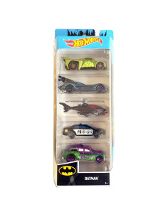 Hot Wheels 2019 Batman 5-Pack Escala 1:64 - Mattel