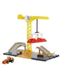 Juego de Construcción Matchbox Action Drivers Grúa Móvil con Bulldozer
