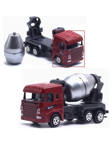 Set de 6 Camiones de Construcción Mini Lamilla - Juguetes para Niños