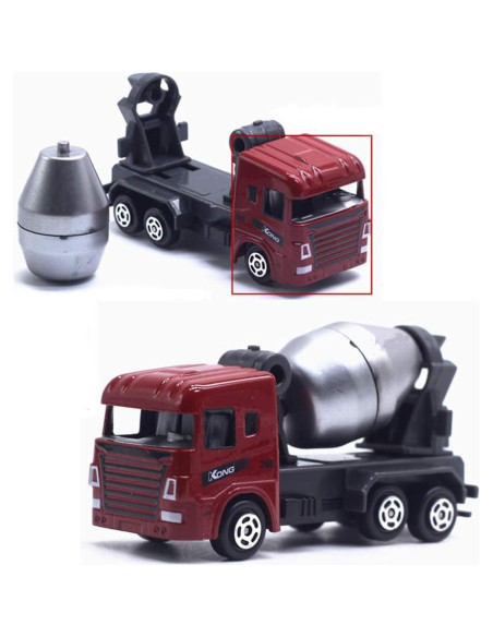 Set de 6 Camiones de Construcción Mini Lamilla - Juguetes para Niños