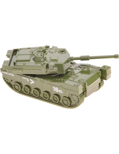 Conjunto de 6 Vehículos Militares Diecast PowerTRC - Tanque, Camión, Helicópteros