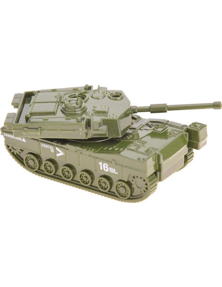 Conjunto de 6 Vehículos Militares Diecast PowerTRC - Tanque, Camión, Helicópteros