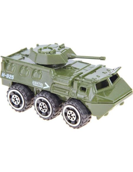 Conjunto de 6 Vehículos Militares Diecast PowerTRC - Tanque, Camión, Helicópteros