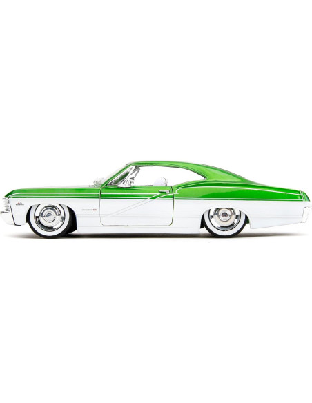 Coche Die-Cast 1:24 Jada Toys 1967 Chevrolet Impala SS Verde/Blanco