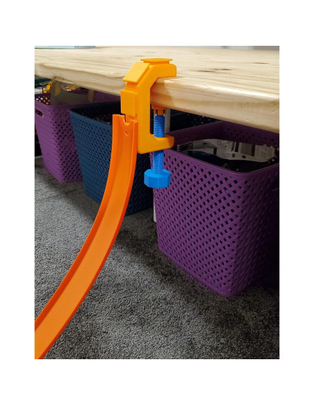 Abrazadera C para pistas Hot Wheels y Matchbox 1:64 - SpeedFreakCNC Abrazadera C para pistas Hot Wheels y Matchbox 1:64 - SpeedFreakCNC