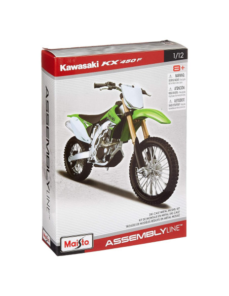 Maisto Kit de Modelo Moto KX 450F 1:12 Grande Maisto Kit de Modelo Moto KX 450F 1:12 Grande