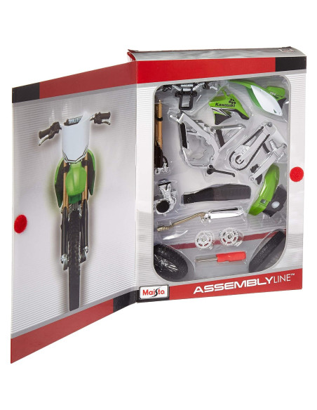Maisto Kit de Modelo Moto KX 450F 1:12 Grande Maisto Kit de Modelo Moto KX 450F 1:12 Grande