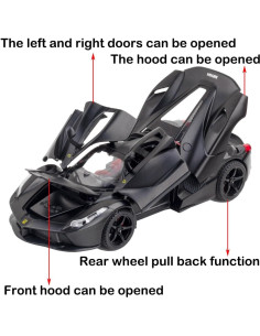 Coche de Juguete LaFerrari iLooboo 1:24 con Sonido y Luz 2