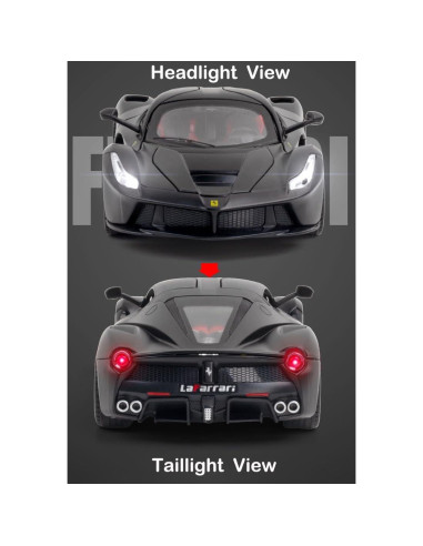 Coche de Juguete LaFerrari iLooboo 1:24 con Sonido y Luz