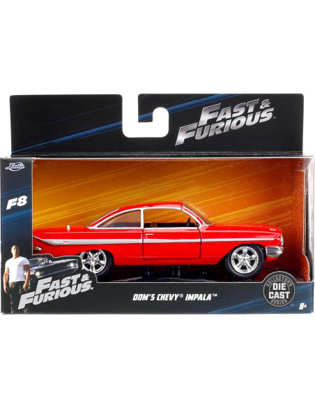 Auto Die-Cast Chevrolet Impala 1961 Jada Rápido y Furioso 1:32