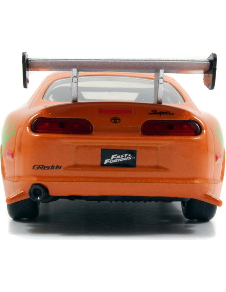 Coche Die-Cast 1:32 Jada Toyota Supra 1995 Naranja