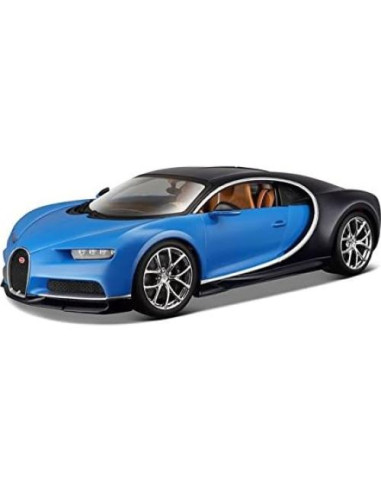 Modelo de Coche Diecast Bugatti Chiron 2016 Azul 1:18