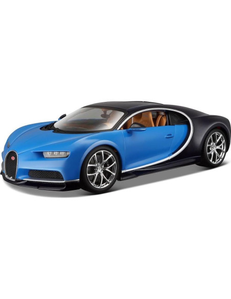 Modelo de Coche Diecast Bugatti Chiron 2016 Azul 1:18