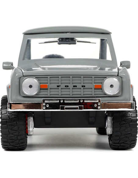 Coche de metal Jada Toys 1:24 Ford Bronco 1973 Gris