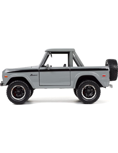 Coche de metal Jada Toys 1:24 Ford Bronco 1973 Gris