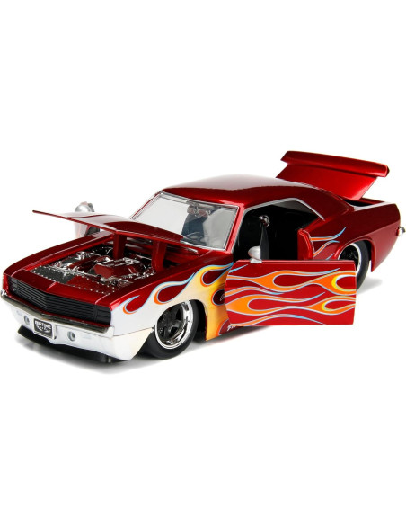 Coche Die-Cast 1:24 Jada Toys Chevy Camaro 1969 Rojo Coche Die-Cast 1:24 Jada Toys Chevy Camaro 1969 Rojo