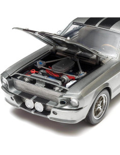 Auto a Escala 1:18 Greenlight 1967 Ford Mustang Eleanor Plata 2