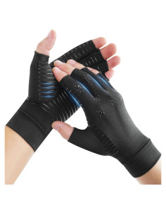 Guantes de Compresión de Cobre Donfri Unisex para Alivio Articular