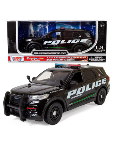 Coche Diecast Ford Explorer Interceptor Policial 1:24 All Star Toys