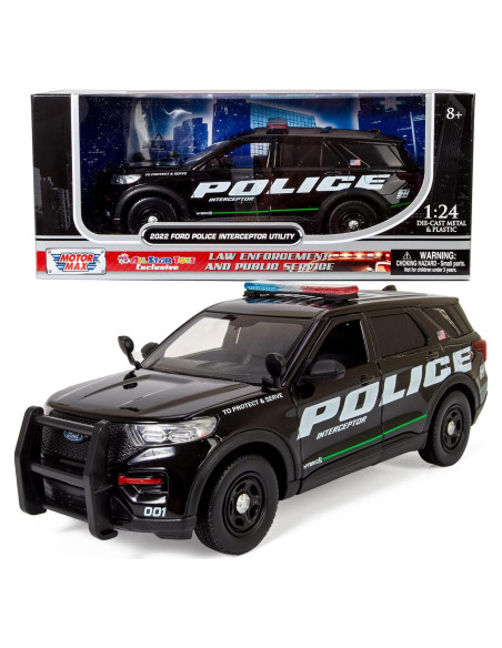 Coche Diecast Ford Explorer Interceptor Policial 1:24 All Star Toys