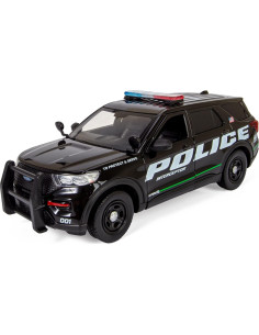 Coche Diecast Ford Explorer Interceptor Policial 1:24 All Star Toys 2