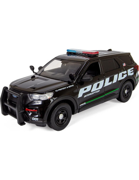 Coche Diecast Ford Explorer Interceptor Policial 1:24 All Star Toys