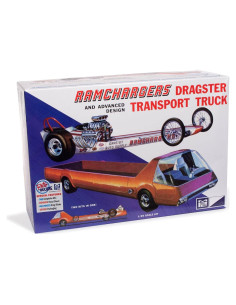 Kit de Modelo a Escala 1:25 MPC Ramchargers Dragster y Camión