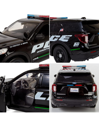 Coche Diecast Ford Explorer Interceptor Policial 1:24 All Star Toys