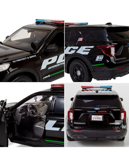 Coche Diecast Ford Explorer Interceptor Policial 1:24 All Star Toys