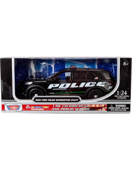 Coche Diecast Ford Explorer Interceptor Policial 1:24 All Star Toys