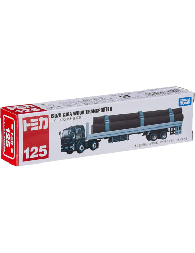Camión de Madera Isuzu Giga Tomica No.125 - 99.7g