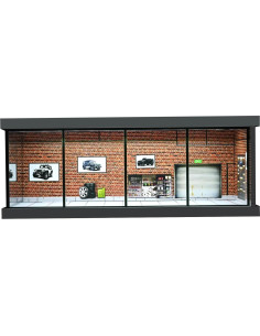 Modelo de Garaje Diorama 1:43 PVC con Iluminación LED 2