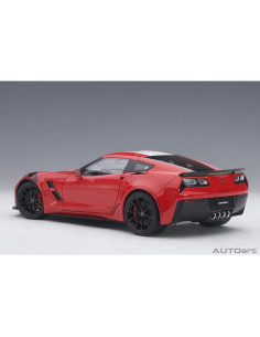 AUTOart Miniatura Chevrolet Corvette C7 Grand Sport 2017 1:18 Rojo 2