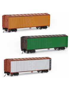 Vagón de Ferrocarril Refrigerador Evemodel C8747 1:87 40' 3 Colores