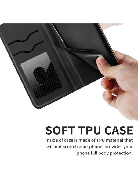 Funda de cuero plegable COTDINFOR para Samsung Galaxy A03S Funda de cuero plegable COTDINFOR para Samsung Galaxy A03S