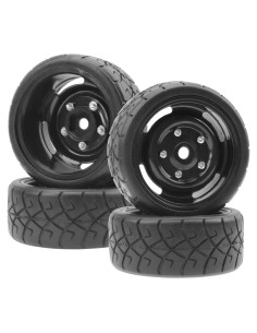 Neumáticos y Llantas RC 1/10 ShareGoo 65mm Caucho y Plástico