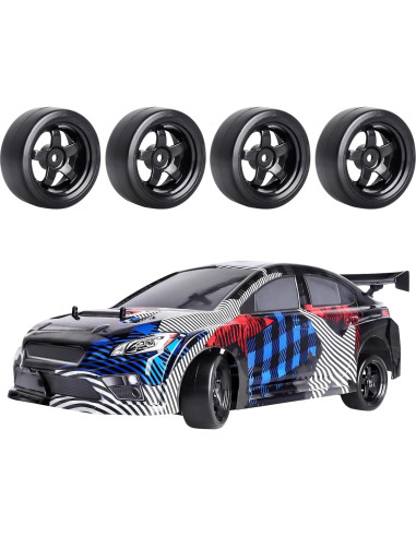 Neumáticos de Drift RC HobbyPark 1/10 Plástico Duro - Juego de 4