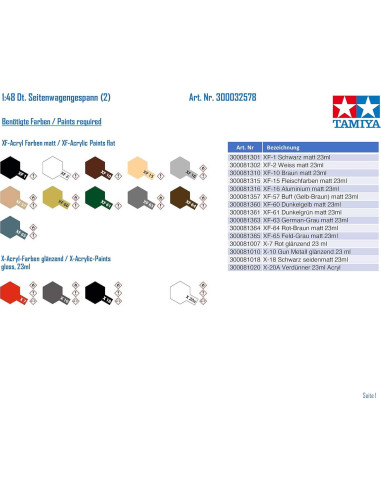 Kit de Modelo Motocicleta y Sidecar Alemán BMW 1/48