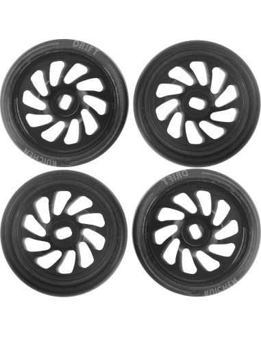 4 Ruedas de Drift RC 1/28 ShareGoo con Neumáticos Plásticos
